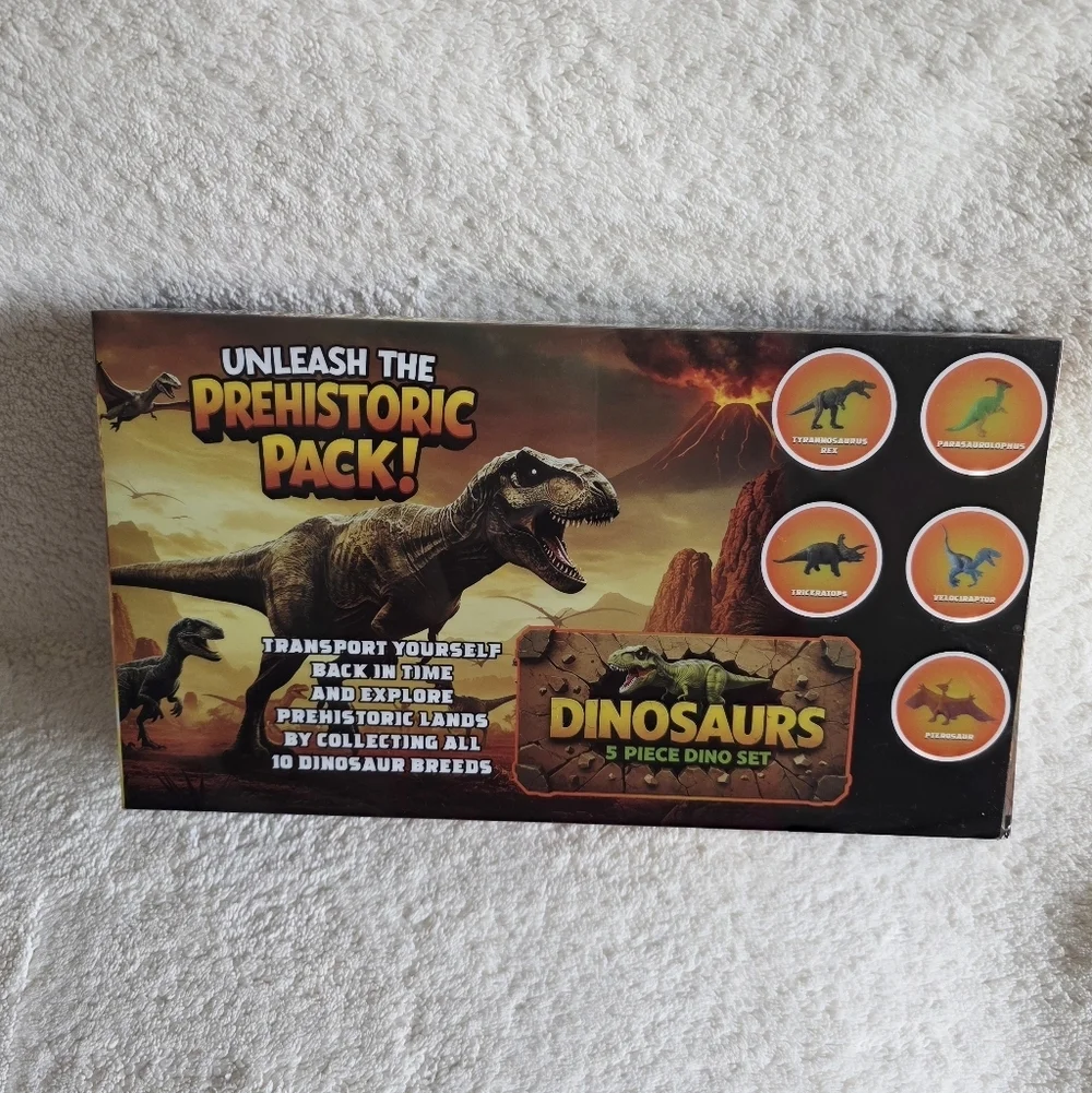 New Adventure Force Dinosaurs 5-Piece Dino Set jurassic Park kid's toy figurines